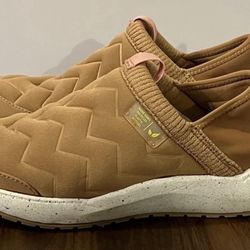 Dr. Scholls Shoes Womens 6 Home And Out Brown Recycled Plastic Bottle Sneakers