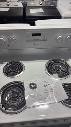 Whirlpool 4 burner  Range