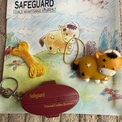 Safeguard Child Monitoring System, Protection Anti- Wander Alarm Monitor. Collectors item