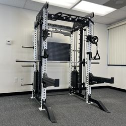 FULLY LOADED - FREE DELIVERY🟢All In One Home Gym🟢 Functional Trainer🟢Smith Machine🟢Squat Rack🟢Cable Machine