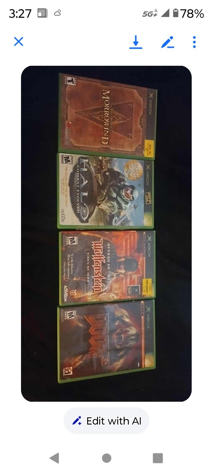 4 Original Xbox Games