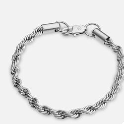 5mm Rope Chain Bracelet - New