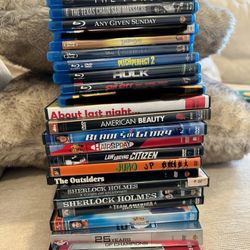 Blu rays and DVDs 