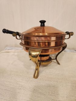 Mid-Century Modern Copper Buffet Server