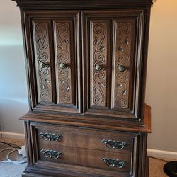 Armoire and 2 night stands