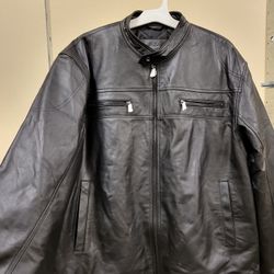 Leather Moto Jacket 