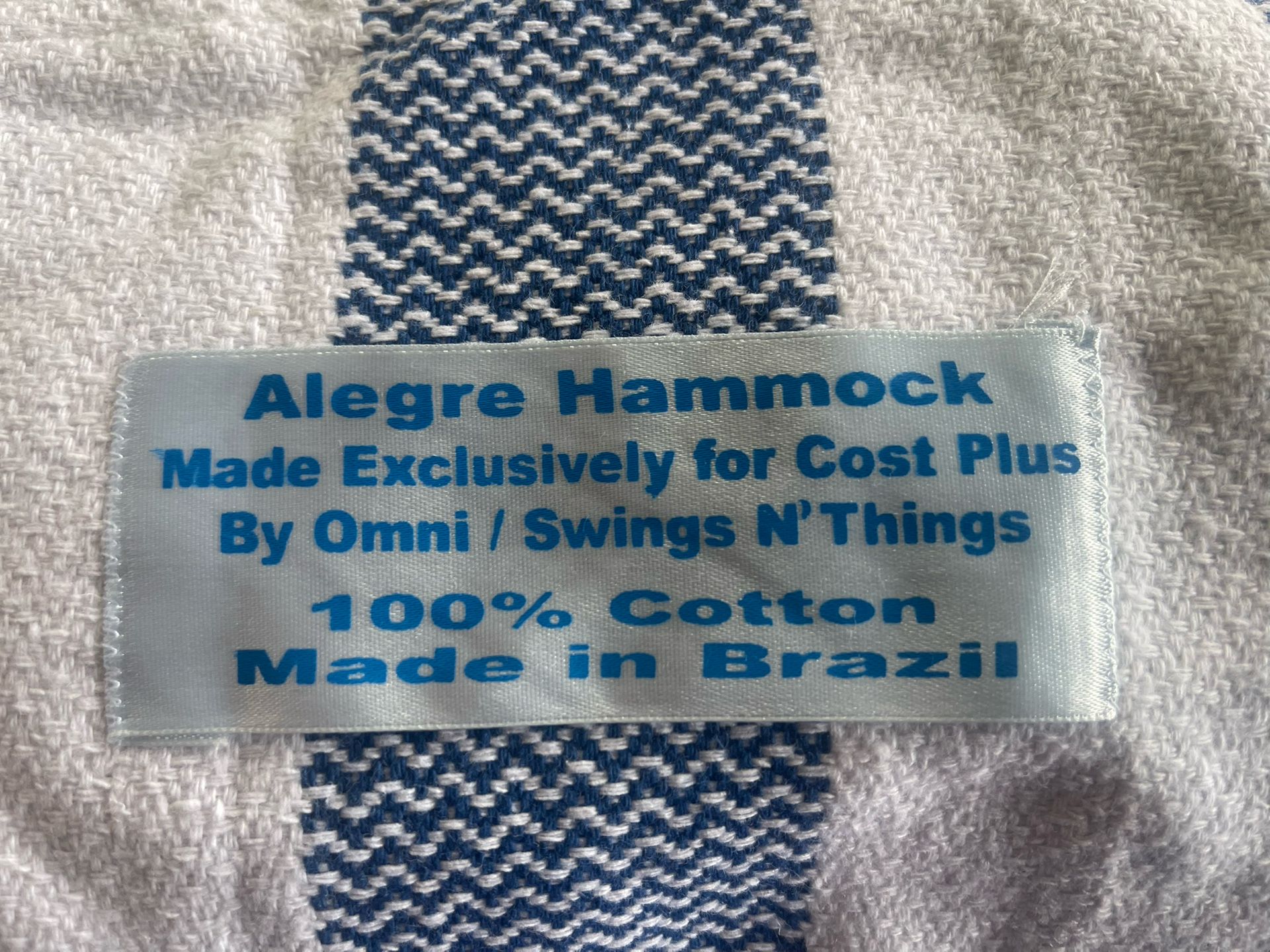 new unused cotton hammock from World Market Cost plus