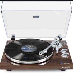 Retrolife Turntable Record Player High-Tech Belt-Driven HQ-KZ006