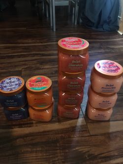 Tree hut body scrubs 50$ for all are 5$ each