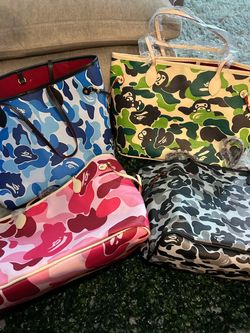 Bape camo totes