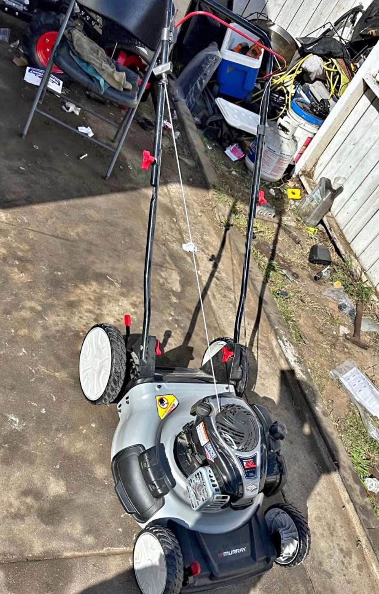 Murray 21 in. 140 cc Briggs and Stratton Walk Behind Gas Push Lawn Mower with Height Adjustment and