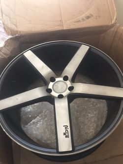 22” Niche Wheels and Tire Set