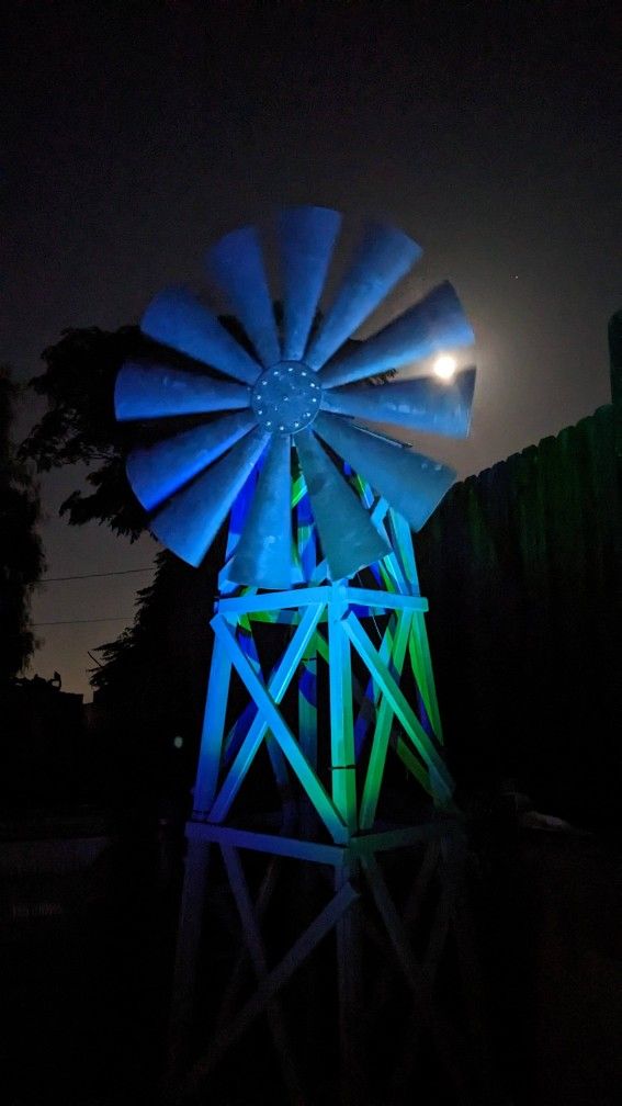 Spirit Halloween Animated Windmill Prop