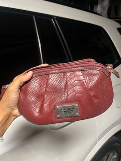 red handbag