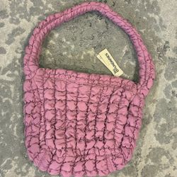 Pink Puffer Bag- New With Tags