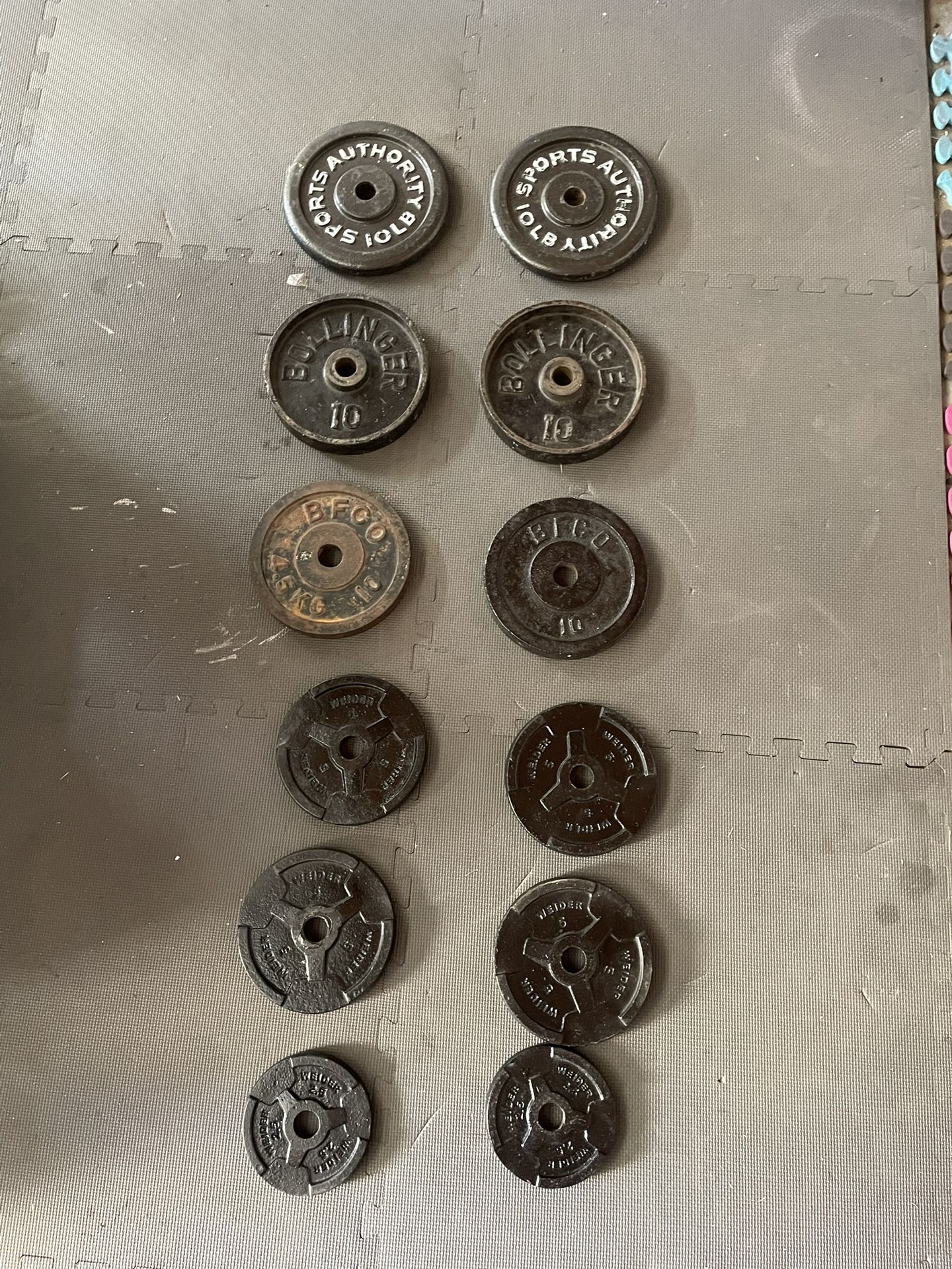 Weights Plates. 50 Dollars