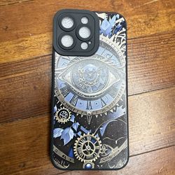 Mystic Gear Blue & Black Steampunk Phone Case - Unbranded IPhone 16 PRO MAX