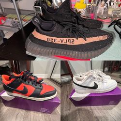 Nike SB Dunks and Yeezy