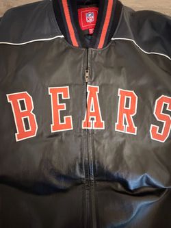 Chicago Bears leather nfl jacket