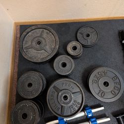 Adjustable Dumbells And Weights