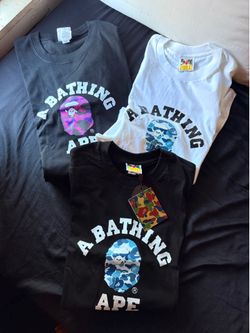 Bape shirts size Large