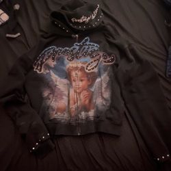 Prestige Collection Black Zip-Up Hoodie