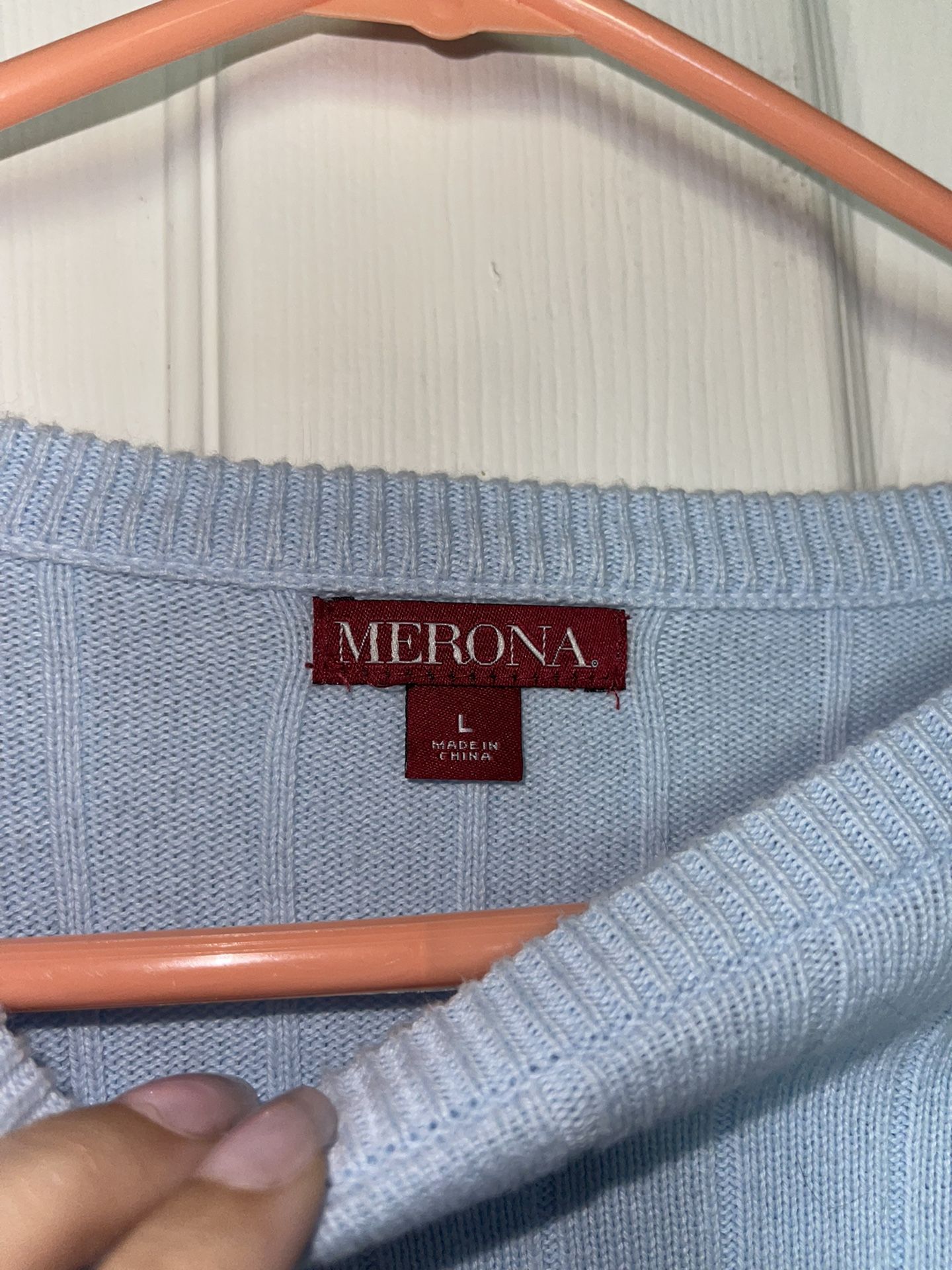 Comfy MERONA pastel blue sweater for Sale in Port St. Lucie, FL - OfferUp