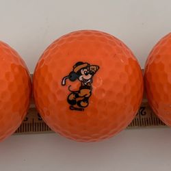 (3) DISNEY MICKEY MOUSE GOLF BALLS