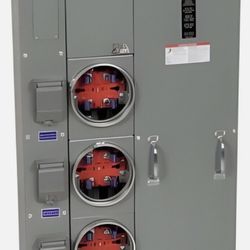 Square D MP33125 300 Amp 3 Gang 125A Meter
