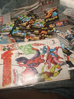 Trading cards and comics