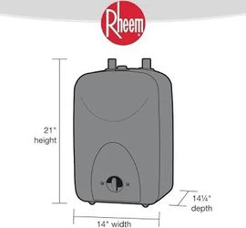 Electric Water Heater 6 Gallons 120 Volt
