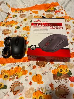 mouse combo set Asus and Redragon wireless and wired