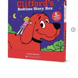6 NEW Clifford The Big Red Dog Bedtime Story Box Set Storybook Story Books