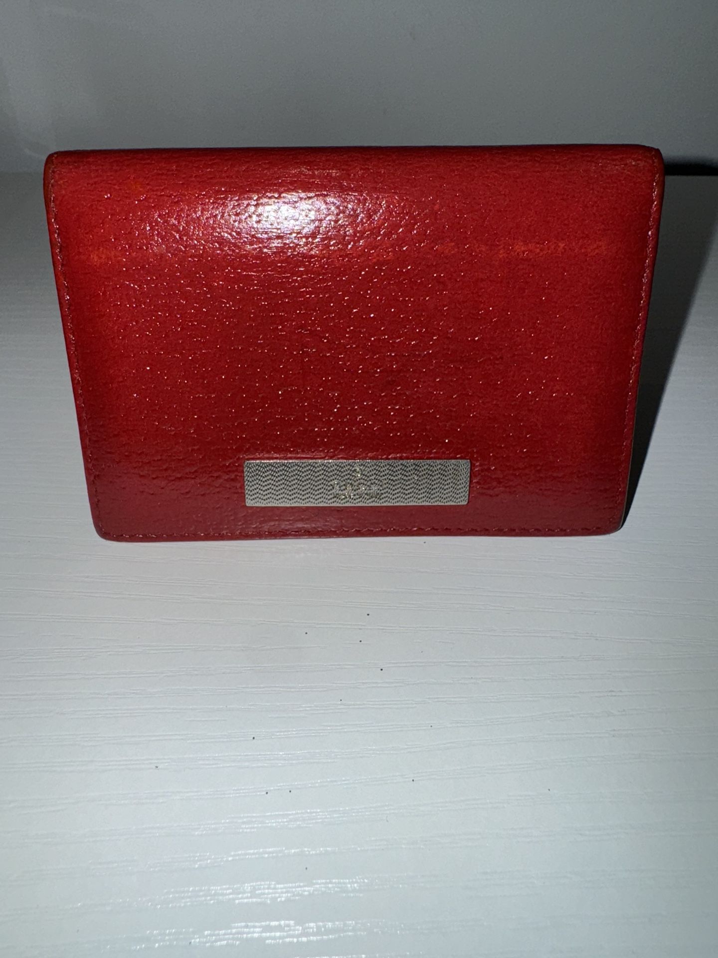 Red Gucci Bifold Wallet