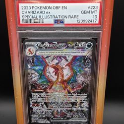 Charizard Ex 223 Psa 10 Obsidian Flames