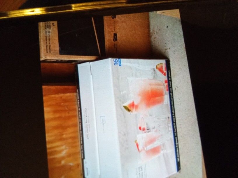 16 Pc Drinking Glasses New In Box
