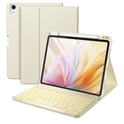 Compatible for iPad Air 11-inch/ 10.9" Air 5th 4th Generation Case with Keyboard - Backlit Detachable, Folio Cover with Pencil Holder for iPad Air 11 