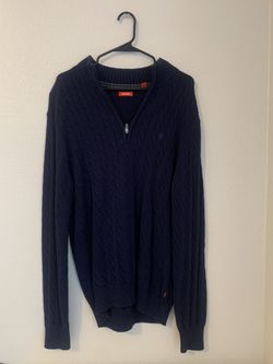 Mens Large Quarter Zip Jacket