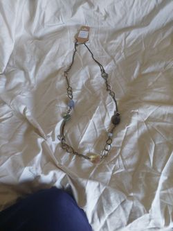 Extra Long Beaded Chain Rustic Metal