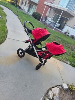 Jogger city  select   double  folding  stroller  working great like new