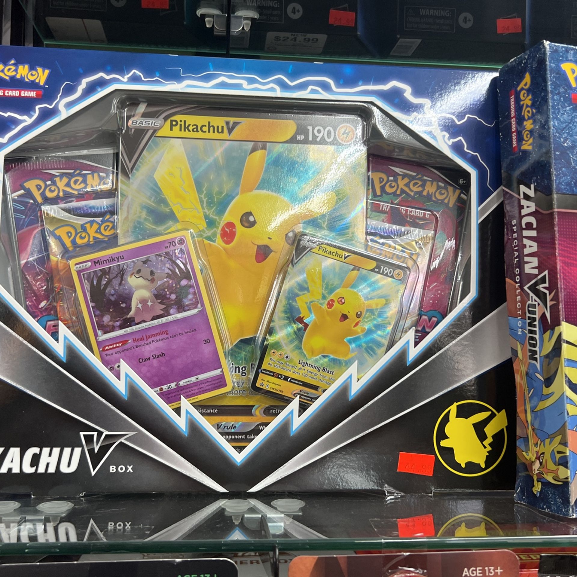 Pokemon Pikachu V Box And Hoopa V Box