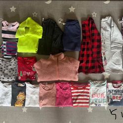 5y girl 19pcs clothes 