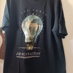 The Power Of Imagination Tshirt Size Medium 