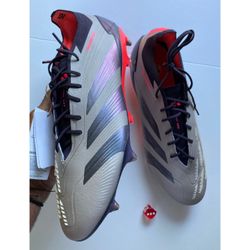 adidas Predator Elite SG Soccer Cleats Platinum Metallic Men’s sz 13 NEW NO BOX
