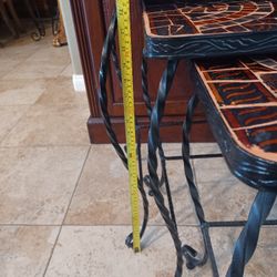 Metal 3 Piece Table Set 