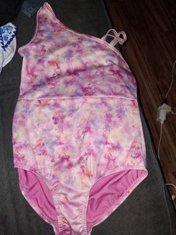 One piece girl swimsuit sz L(10/12) new