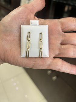 Earrings Yellow Gold 14k. Link