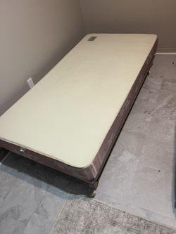 Twin Box Spring And Adjustable Frame 