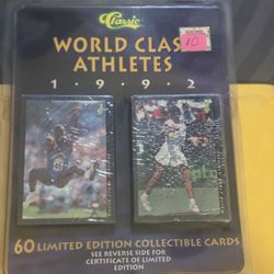 1992 Classic World Class Athletes Set Limited Edition 60 Card Set Factory Sealed