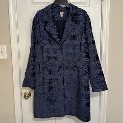 Chico's Jacquard Topper Jacket